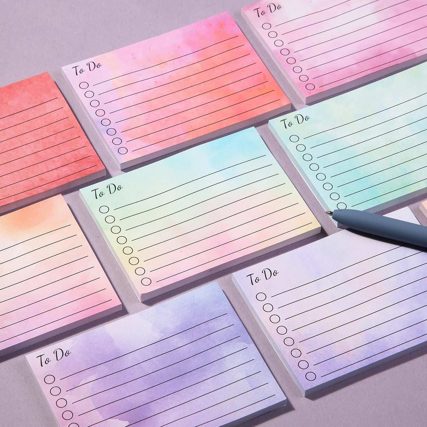 Mr. Pen- to Do List Sticky Notes, 3” x 5”, 9 Pads, 360 Sheets, Lined Checklist Sticky Pads with Smooth Writing, Easy Peel-Off, Thick Paper for Planning, Office, School & Daily Tasks