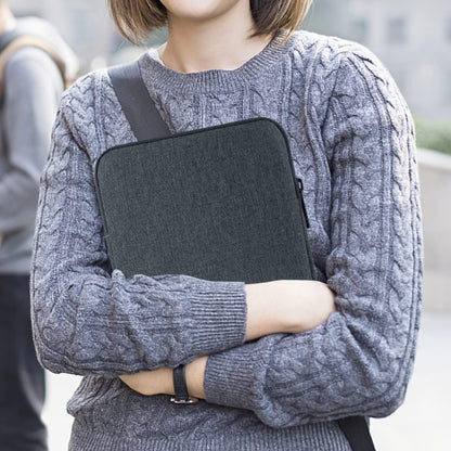 MoKo 7-8 Inch Tablet Sleeve Bag, Polyester Pouch Cover Case Fits iPad mini (A17 Pro) 8.3" 2024, iPad mini 6/5/4/3/2/1, Samsung Galaxy Tab S2 8.0, Tab A 8.0, ZenPad Z8s 7.9,Black