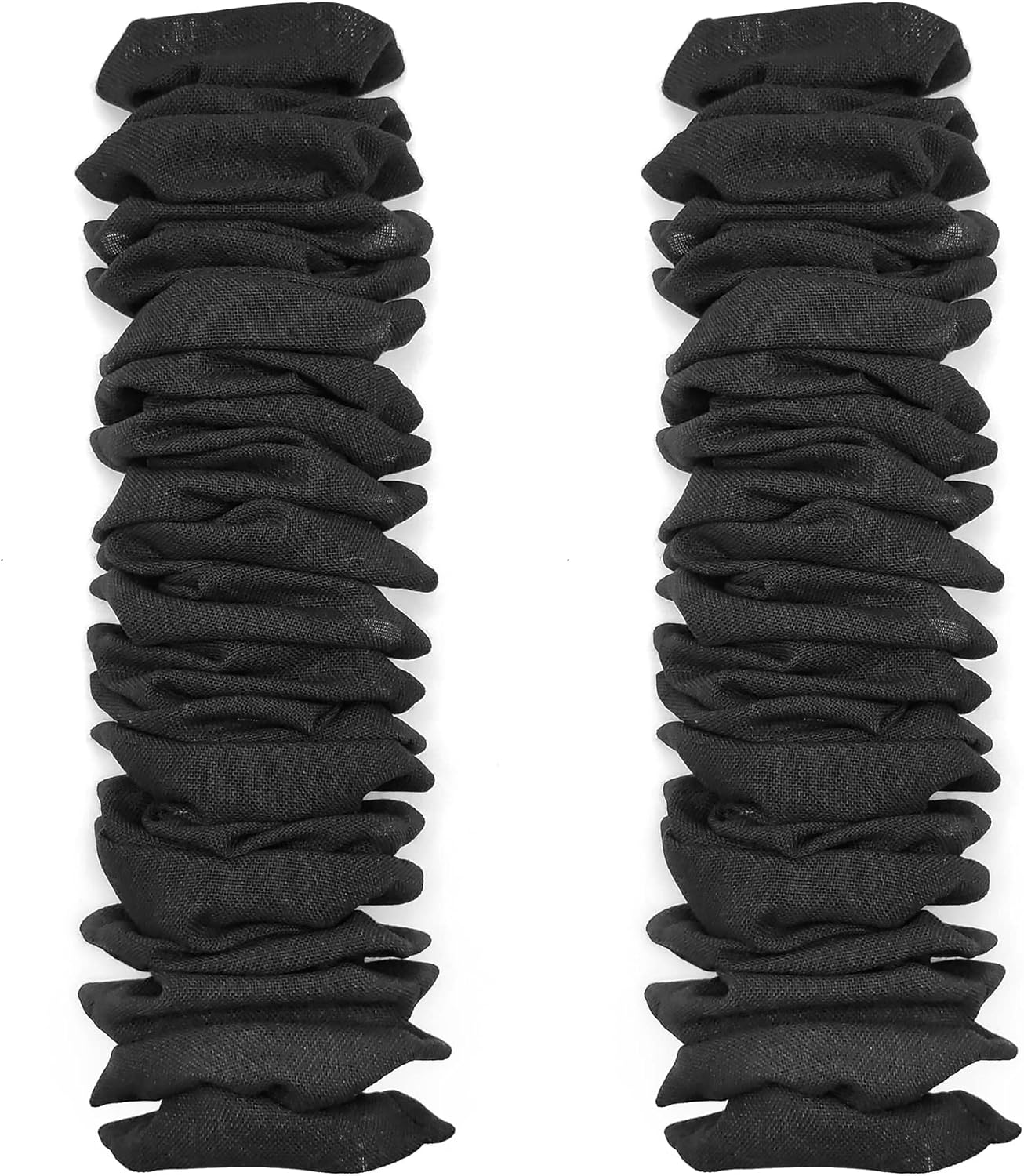 ECUDIS 2 Packs Chandelier Chain Cover Cord Cover 6 Feet, Great for Lamps, Light Fixtures, and Desks, Cable Management, Black