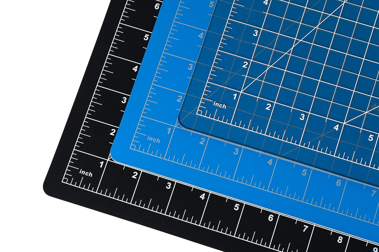 Dahle Vantage 10670 Premium Self-Healing Cutting Mat, 9"x12", 1/2" Grid, 5 Layers for Max Healing, Perfect for Crafts & Sewing, Black