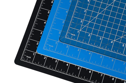 Dahle Vantage 10670 Premium Self-Healing Cutting Mat, 9"x12", 1/2" Grid, 5 Layers for Max Healing, Perfect for Crafts & Sewing, Black