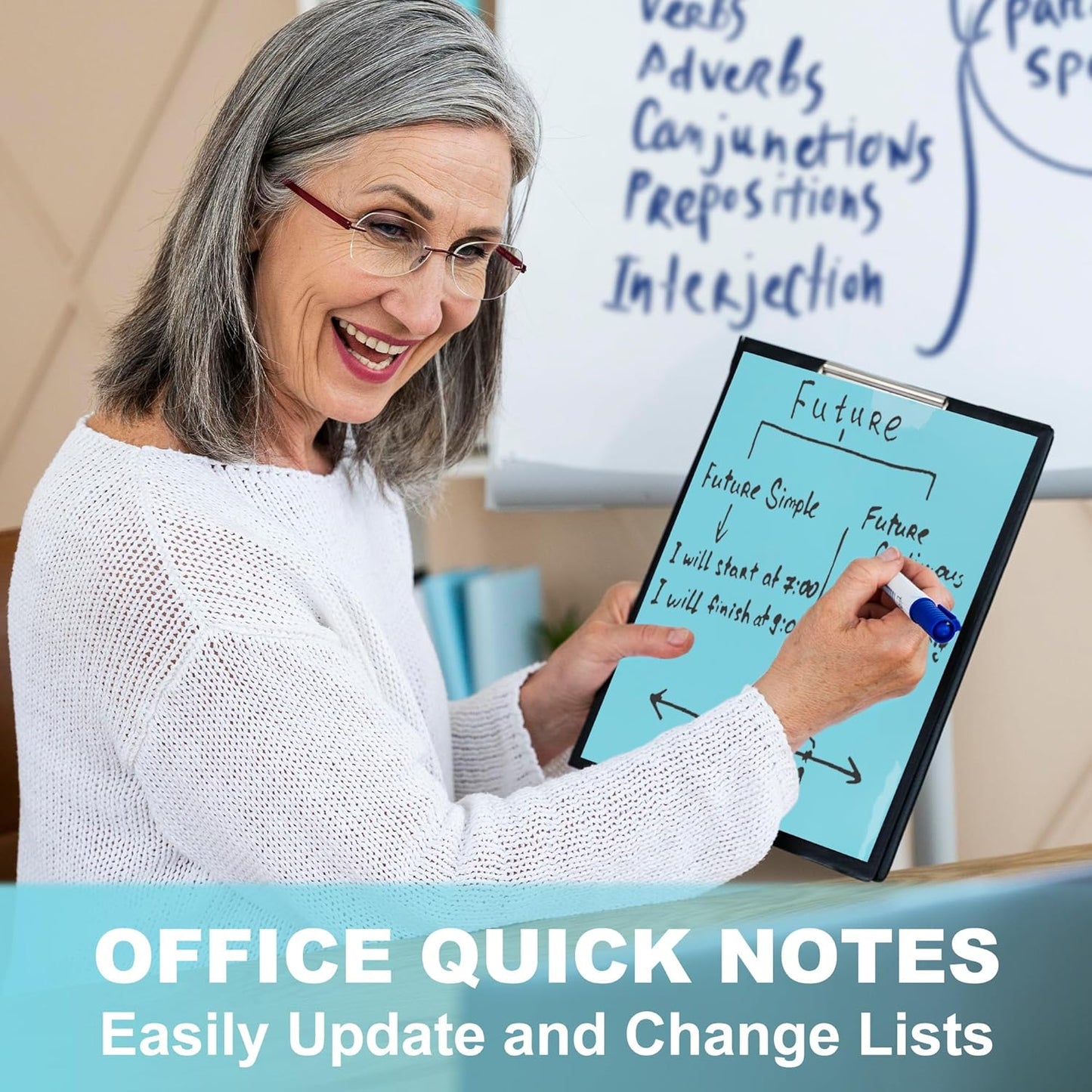 Dry Erase Board Sticker- Whiteboard Stickers-8.27''x11.69'' Removable Dry Erase Sheets- Fridge Dry Erase Paper for Wall/Desk/Refrigerator/Door/Locker/Home/Office/Classroom (White-2Pcs)