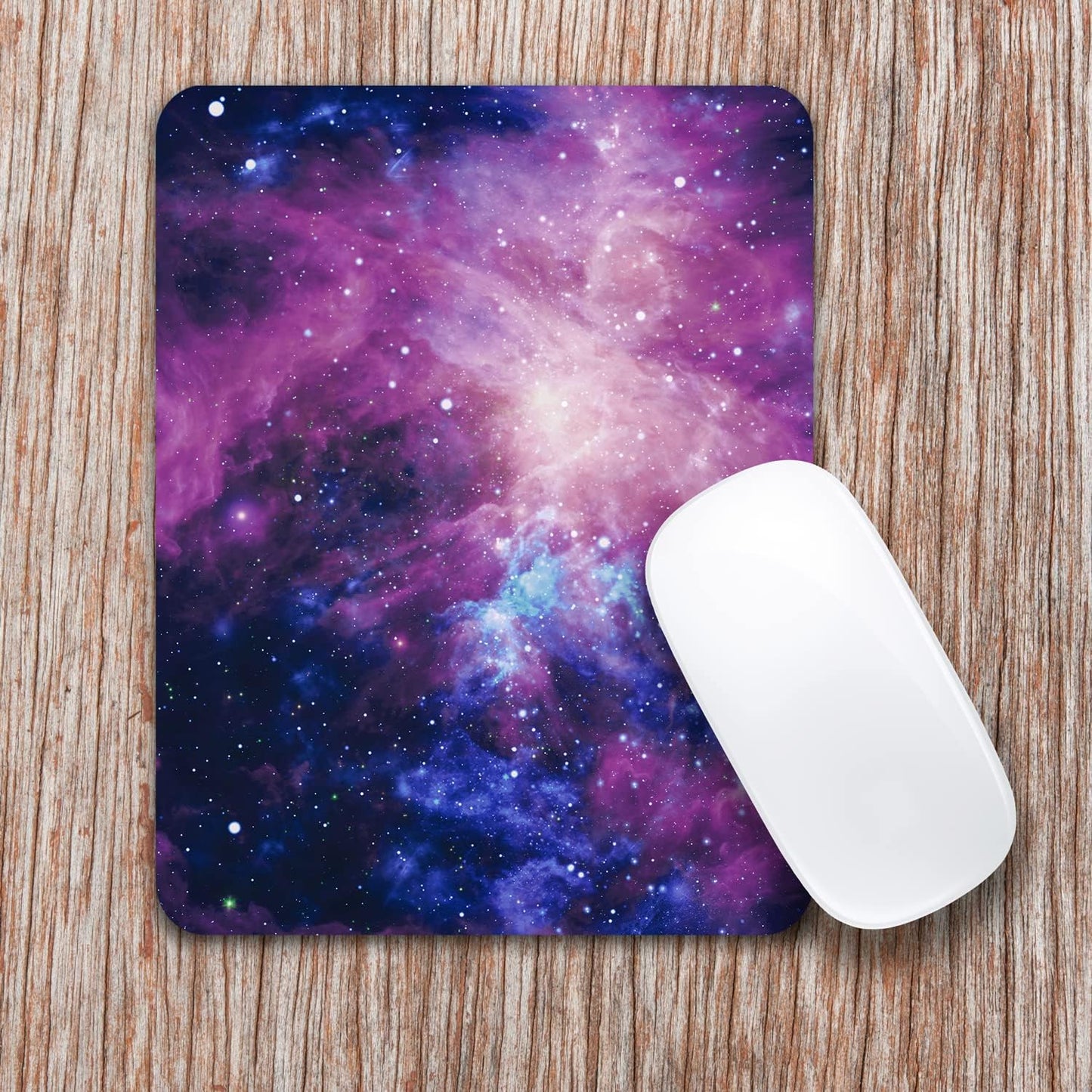 Audimi Small Mouse Pad 6 x 8 Inch, Mini Mouse Pad Thick for Laptop Wireless Mouse Home Office Travel, Portable & Washable (Black)