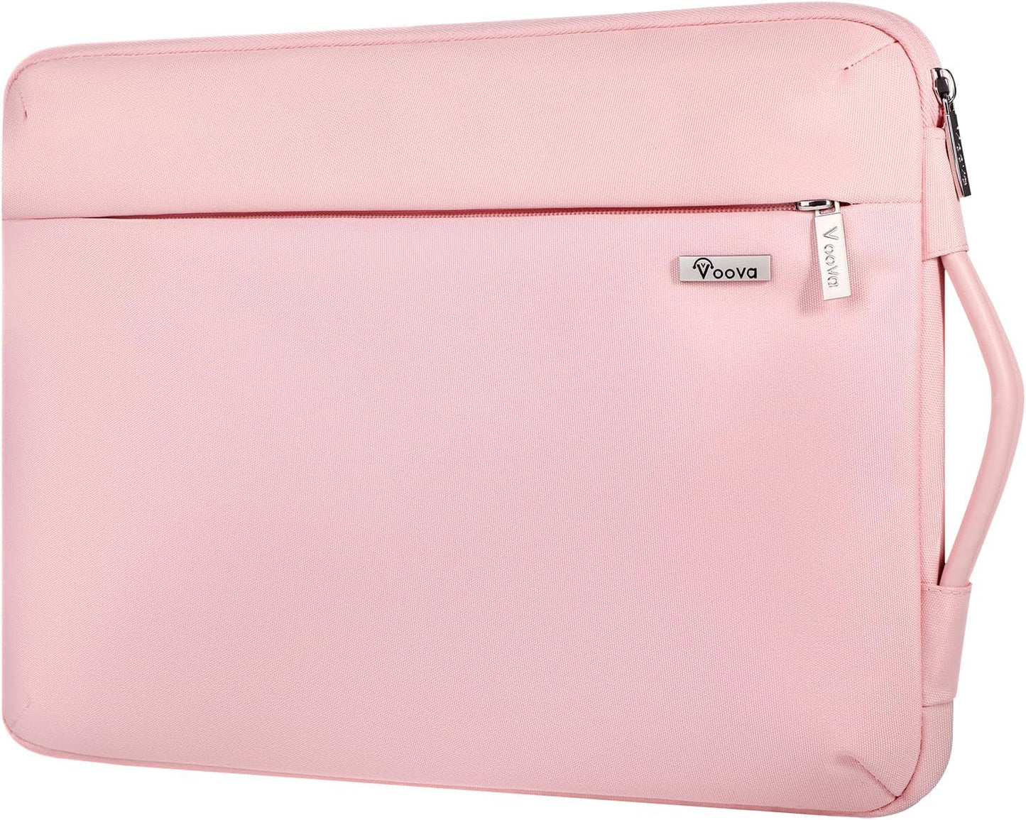 Voova Laptop Sleeve Case 15.6 16 Inch with Handle, 360° Protective Waterproof Slim Computer Bag Cover Compatible with MacBook Pro M2/M3/M4 16, HP Acer Lenovo Yoga ThinkPad Asus Laptop, Grey