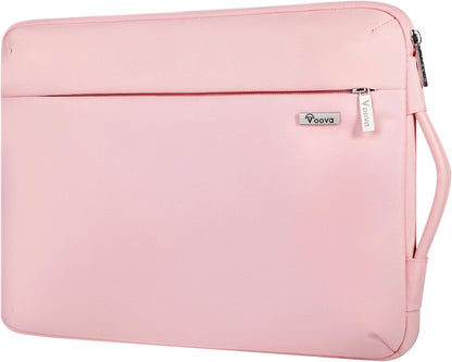 Voova Laptop Sleeve Case 15.6 16 Inch with Handle, 360° Protective Waterproof Slim Computer Bag Cover Compatible with MacBook Pro M2/M3/M4 16, HP Acer Lenovo Yoga ThinkPad Asus Laptop, Grey