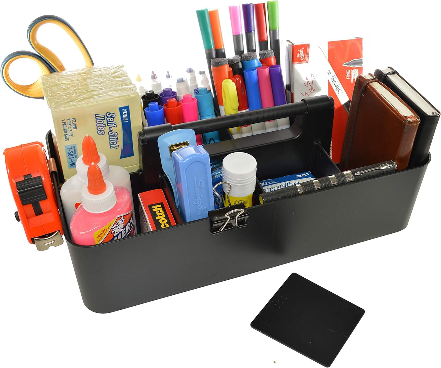Portable Caddy American Made, DIY Dividers, 8 Compartments, Supply Organizer, Portable Tote Basket with Handle Storage Organizer Bathroom, Office, Crafts, or School Supplies