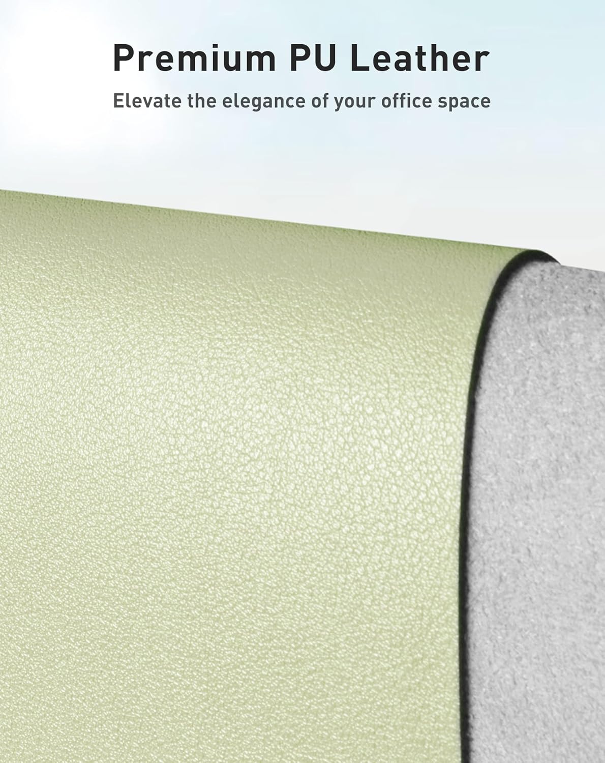 Aothia Leather Desk Pad Protector, Mouse Pad, Office Desk Mat, Non-Slip PU Leather Desk Blotter, Laptop Desk Pad, Waterproof Desk Writing Pad for Office and Home (Brown,23.6" x 13.7") - Colors A