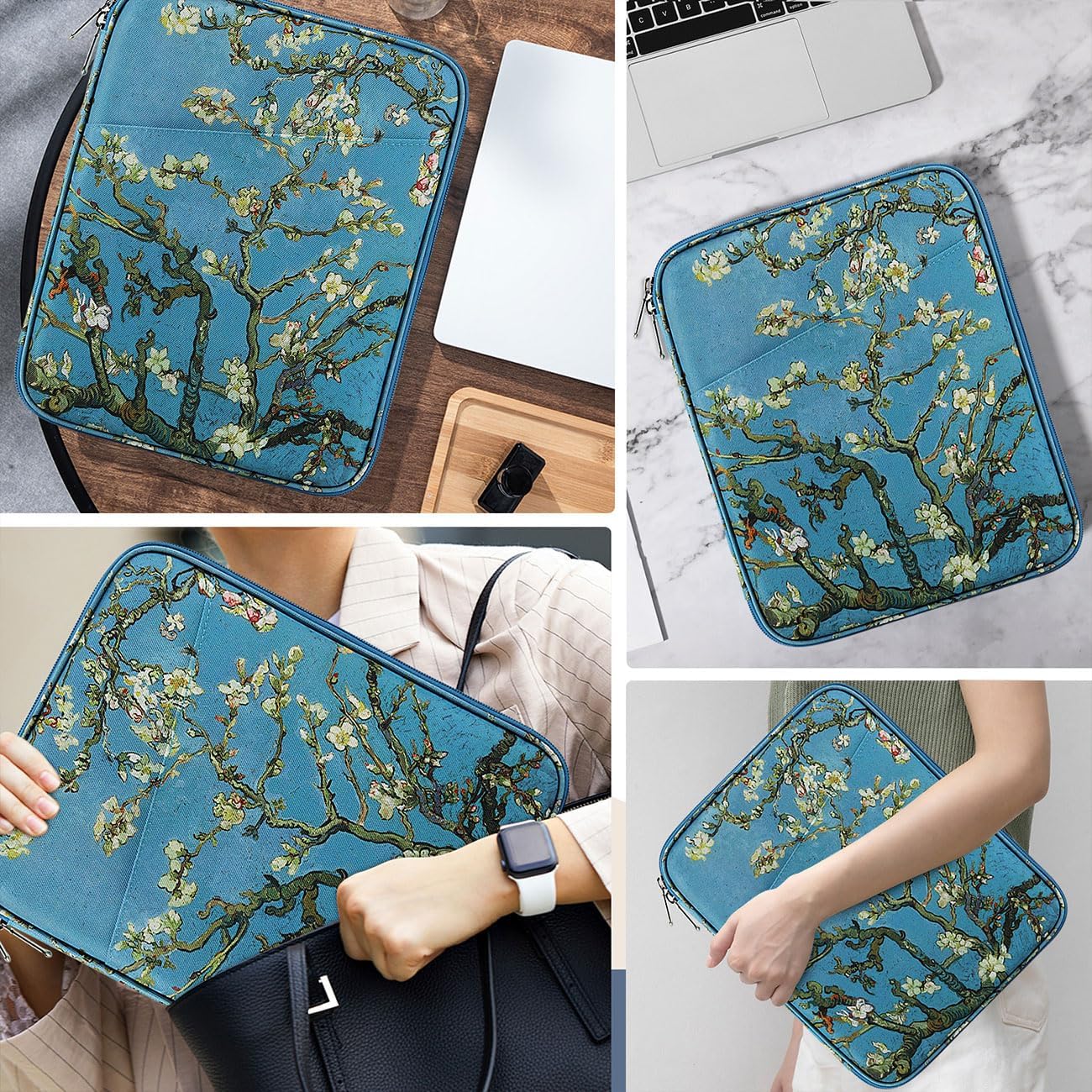 MoKo 9-11 Inch Tablet Sleeve Case, Fits New 11inch iPad Air M4/Pro M5, iPad A16 11", i-Pad 10/9/8/7th/Air 5/4th 10.9"/10.2", Tab S9/S8 11", Protective Bag Carrying Case with Pocket, Dark Gray