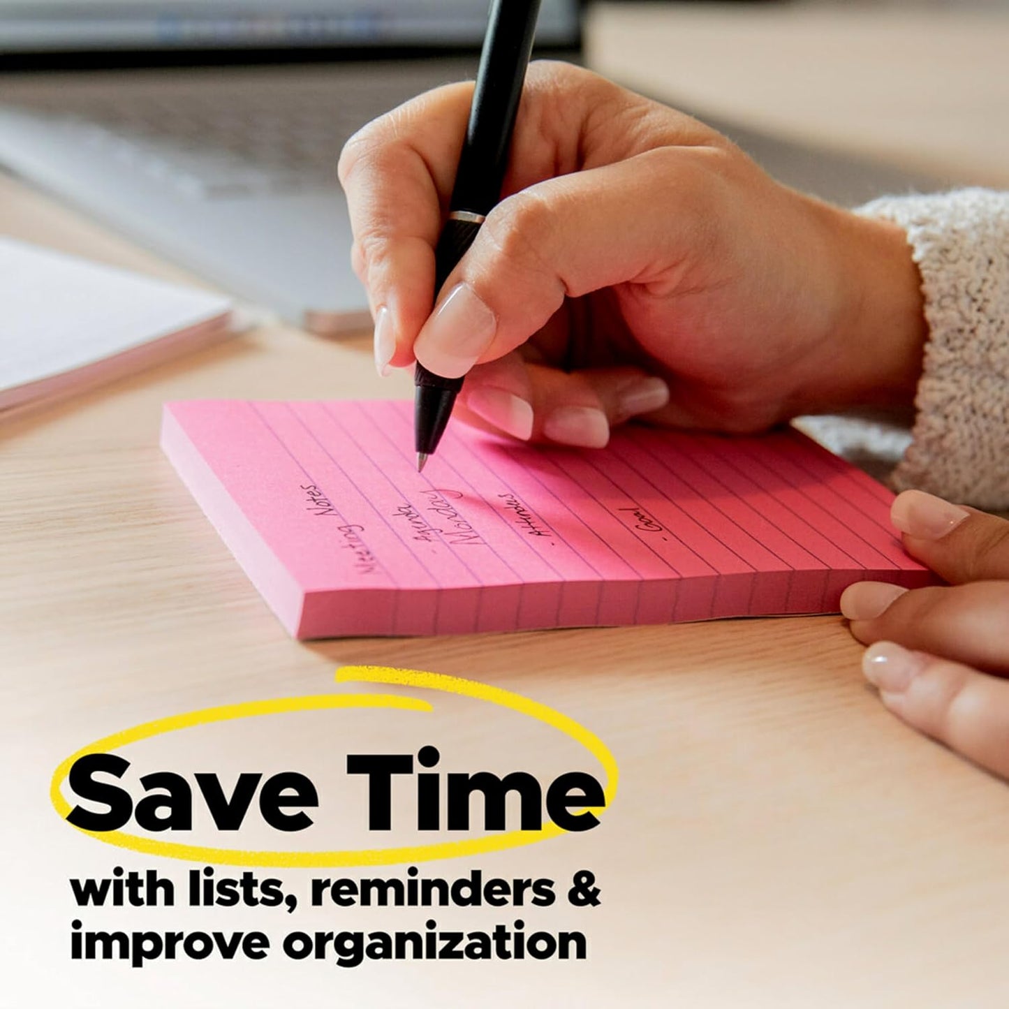 Post-it Super Sticky Dispenser Pop-up Notes, 12 Sticky Note Pads, 3 x 3 in., 2X The Sticking Power, New Year Organization or Second Semester School Supplies, Canary Yellow
