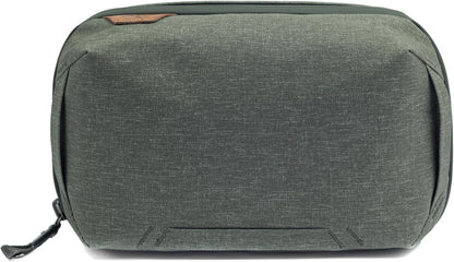 Peak Design Small Tech Pouch, Black, Electronics Organizer for Travel or Everyday Carry, Origami-Style Storage, Cable Pass-Through, Weatherproof Recycled Nylon, Gear Carry Bag for Men and Women
