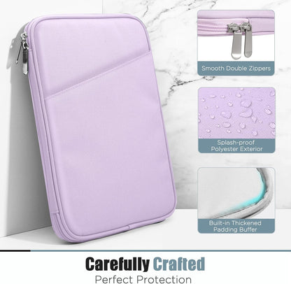 TiMOVO 9-11" Tablet Sleeve Bag for iPad 11-inch A16 2025, iPad 10.9"/10.2"| Air 11 Inch/5th/4th Gen. 10.9", Galaxy Tab A9+/A11Plus 11", Protective Bag with Pocket, Black