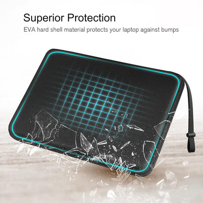FINPAC Hard Laptop Sleeve Case for MacBook Neo A18 Pro,13 inch MacBook Air 2026 M5/M4/M3/M2/M1,14 inch MacBook Pro 2026 M5/M4/M3/M2 Pro/Max,Waterproof Case for Dell,Surface Laptop,HP,Acer,Black | Hard