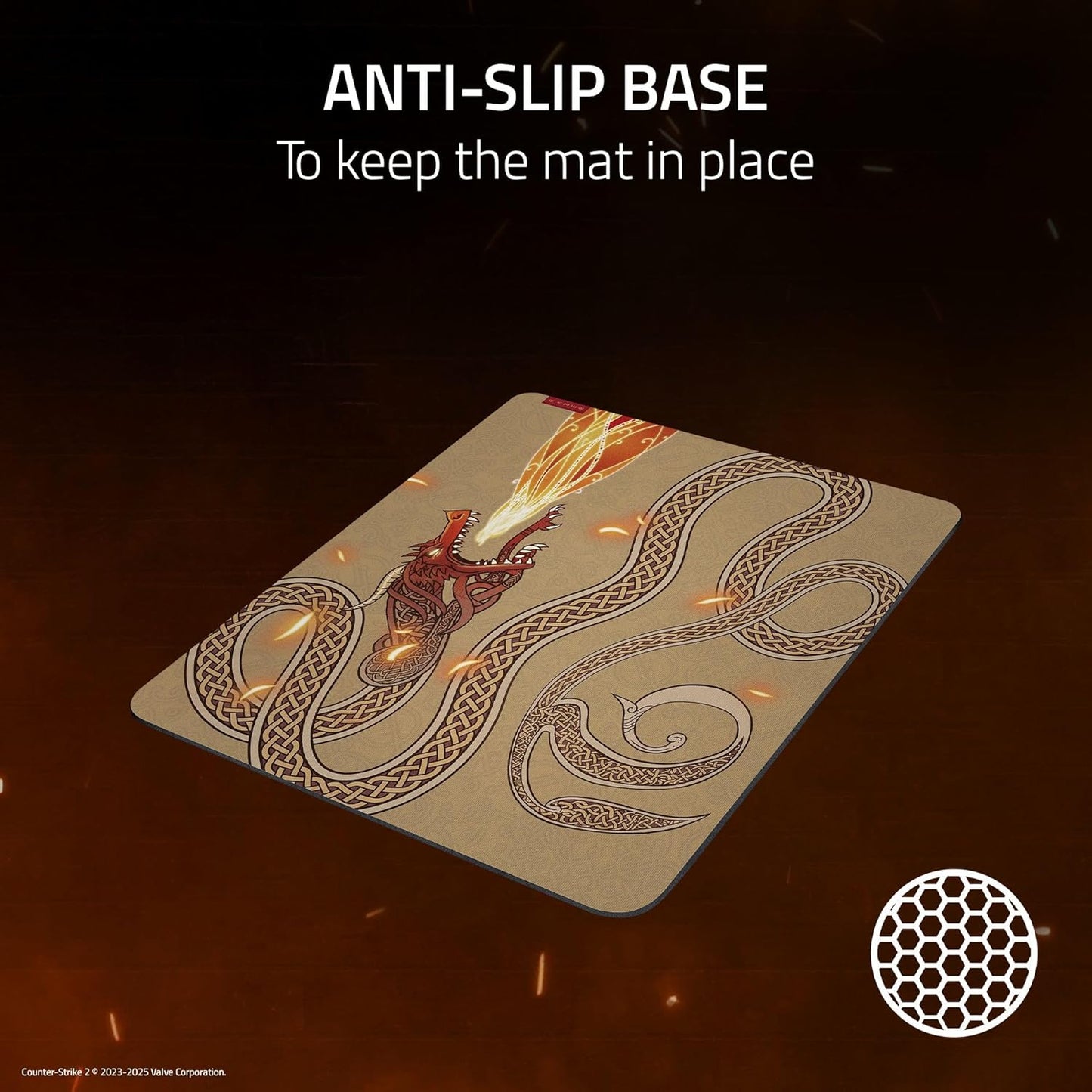 Razer Gigantus V2 Cloth Gaming Mouse Pad (XXL): Thick, High-Density Foam - Non-Slip Base - Classic Black