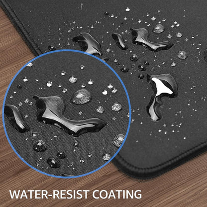 KTRIO Large Gaming Mouse Pad Desk Mat, Superior Micro-Weave Cloth for Precise Mouse Control, Non-Slip Rubber Base, Stitched Edges, Water-Resistant, for Gamer, Office & Home, 31.5" x 11.8" inches