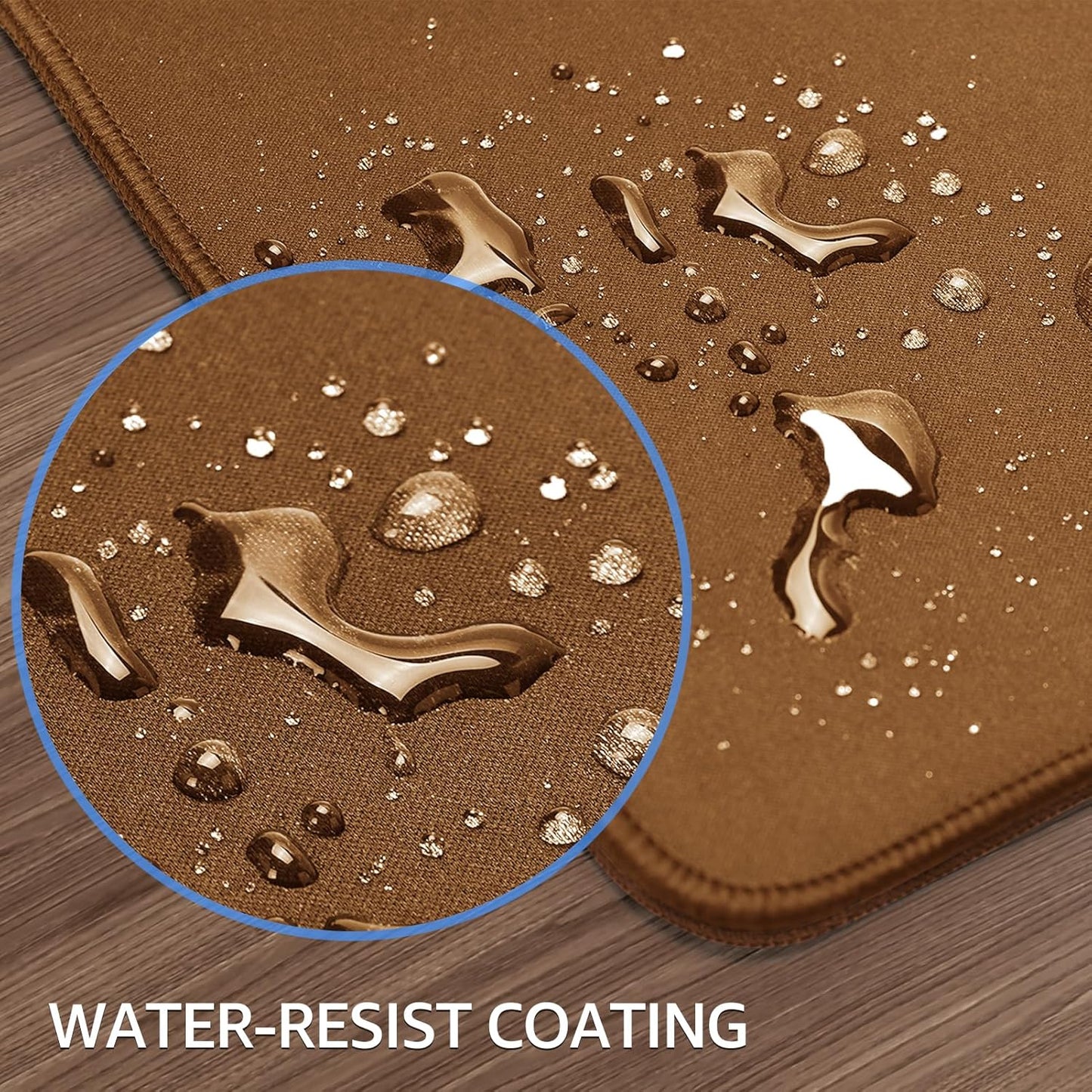 KTRIO Large Gaming Mouse Pad Desk Mat, Superior Micro-Weave Cloth for Precise Mouse Control, Non-Slip Rubber Base, Stitched Edges, Water-Resistant, for Gamer, Office & Home, 31.5" x 11.8" inches