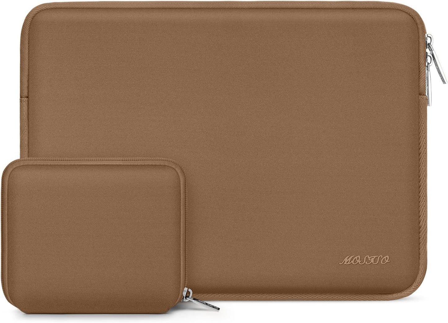 MOSISO Laptop Case 13.3 inch, 13-13.3 inch Laptop Sleeve Bag Compatible with MacBook Air/Pro 13/Pro 14 M5 M4 M3 M2 M1, HP Dell ASUS Lenovo, Neoprene Computer Sleeve Bag with Small Case, Baby Pink - Colors A