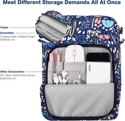 Dadanism 9-11 Inch Tablet Sleeve Bag Carrying Case with Shoulder Strap for iPad (A16) 11", iPad 10th Gen 10.9", iPad Air M4/Pro M5 11", iPad 9/8/7th 10.2", Galaxy Tab A11+ Plus 11", Cloudy Pink