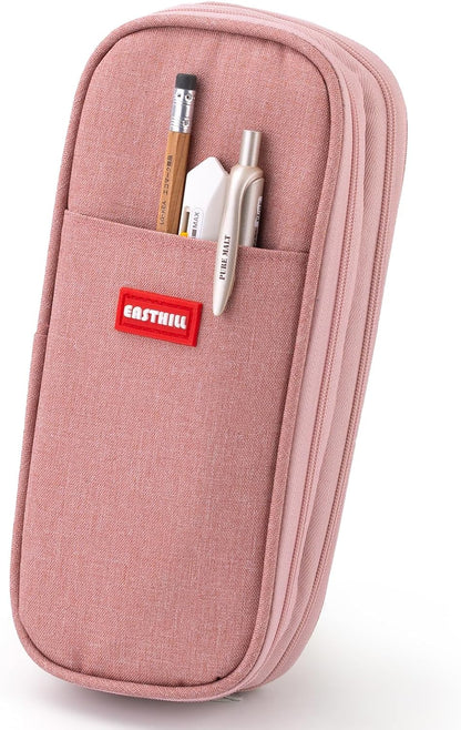 EASTHILL Big Capacity Pencil Case Large Pencil Pouch Stationery Pen Bag for Teen Girls-Green