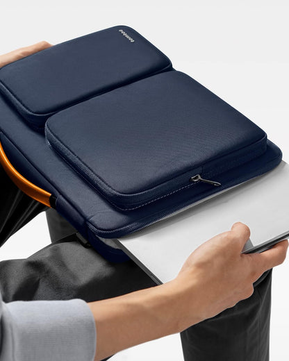 tomtoc 360 Protective Laptop Shoulder Bag for 16-inch MacBook Pro M5/M4/M3/M2/M1 Pro/Max 2026-2019, Water-resistant Sleeve for Dell XPS 15 Surface Book 3 The New Razer Blade 16