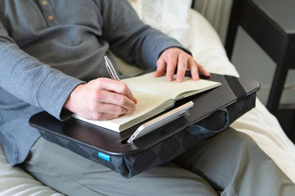 LAPGEAR Designer Lap Desk with Phone Holder and Device Ledge - Arrow Stripes - Fits up to 15.6 Inch Laptops - Style No. 45411