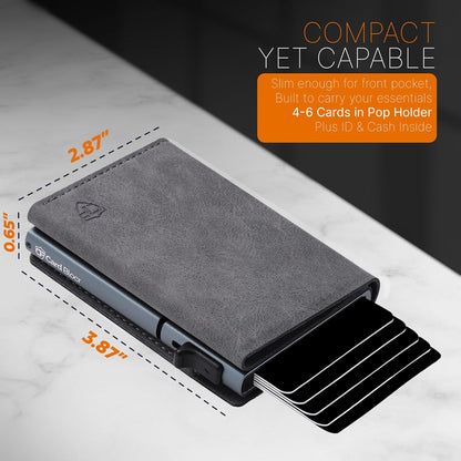 Conceal Plus Wallet Finder Slim Tracker, 5-Year Battery Life - Never Needs Charging, Track Wallet, Backpack, Luggage and More, Works with Apple Find My iOS Only (Android Not Supported)