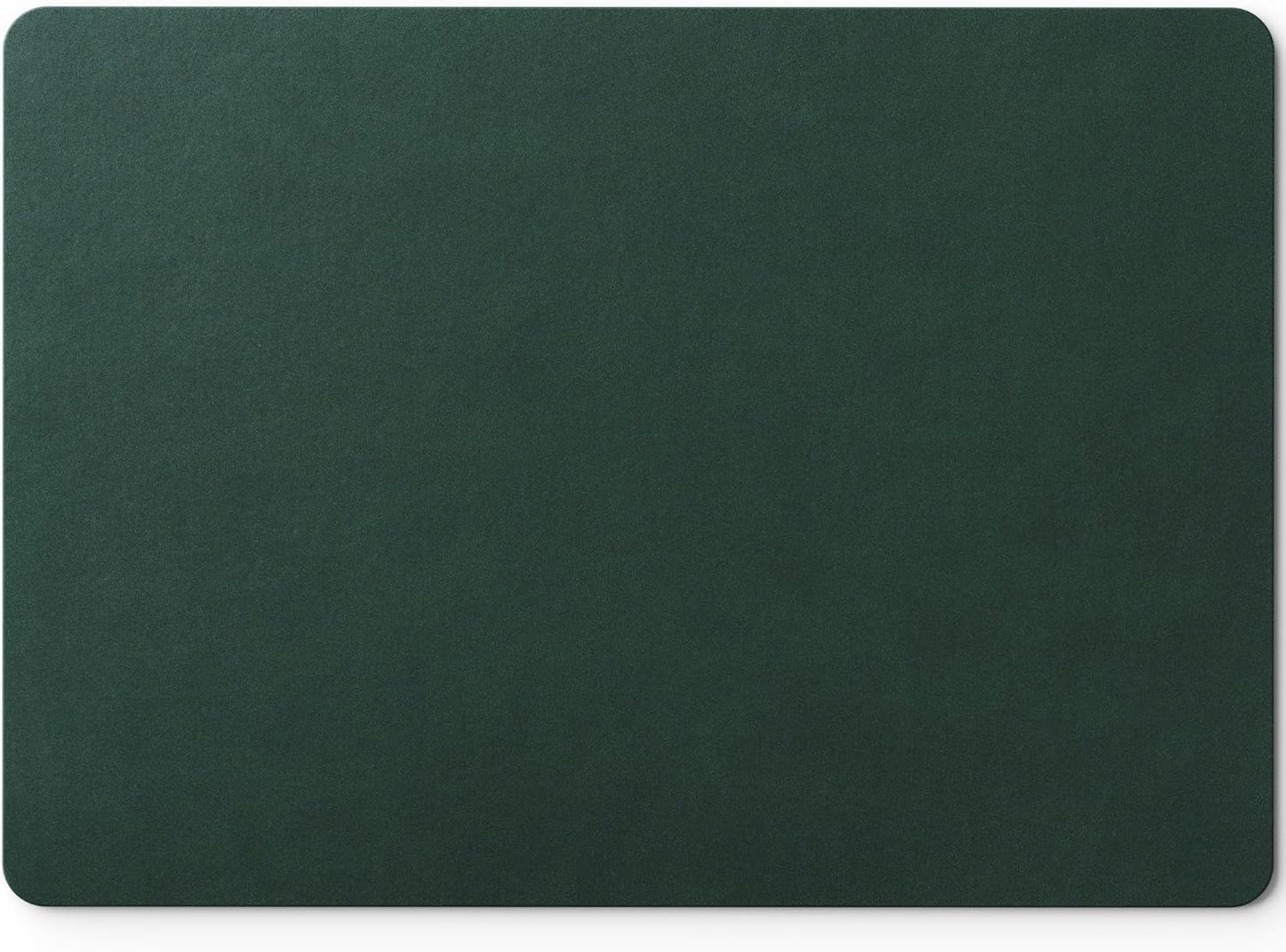Nekmit Leather Desk Blotter Pad 17 x 12 Inches, Flat, Non-Slip, Waterproof, Black