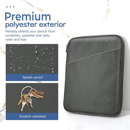 Dadanism 9-11" Tablet Sleeve Bag Carrying Case for iPad (A16) 11th Gen 11", iPad 10th Gen 10.9" Air 5/4, iPad Air M4/Pro 11", iPad 9/8/7th, Galaxy Tab A11+ Plus 11", Remarkable 2 10.3", Black