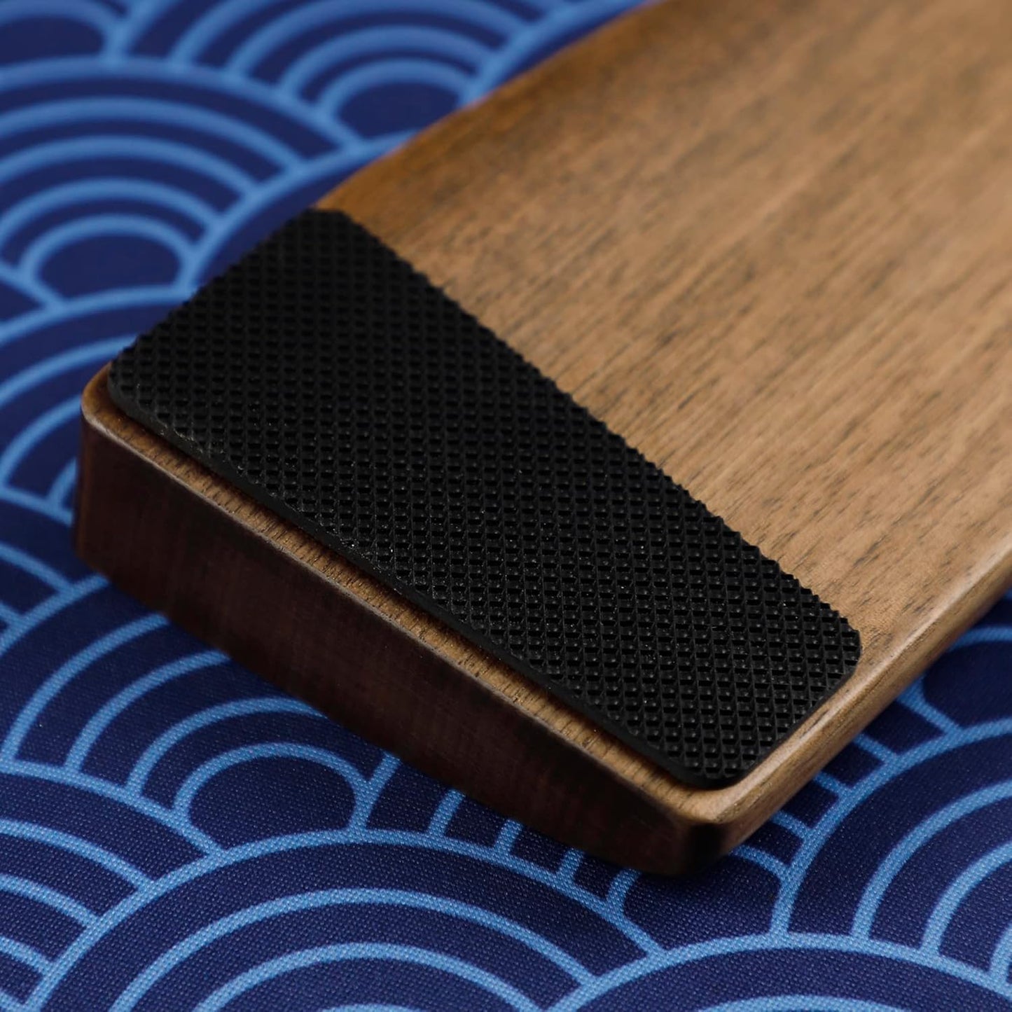 2 pcs Mini Wood Wrist Rest Portable Movable Solid Wooden Walnut Beech for Most Mechanical Keyboard Numpad Sp64