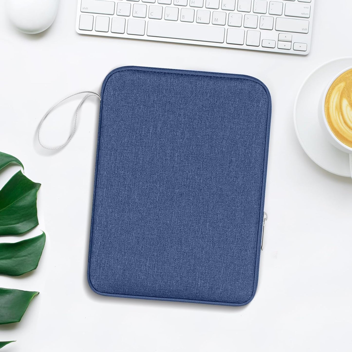 DTTO 9-11 Inch Tablet Sleeve with Handle for iPad 11-inch A16 / Air 11-inch M3 M2, iPad 10th Gen 10.9", iPad 9/8/7th Gen 10.2", iPad Air 5/4th Gen 10.9", iPad Pro 11, Galaxy Tab A9+, Blue