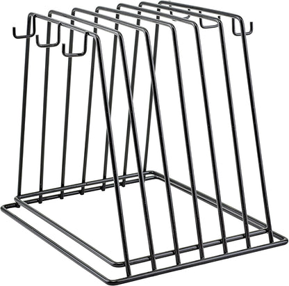 Winco 6-Slot Cutting Board Rack, Vinyl Coated Medium