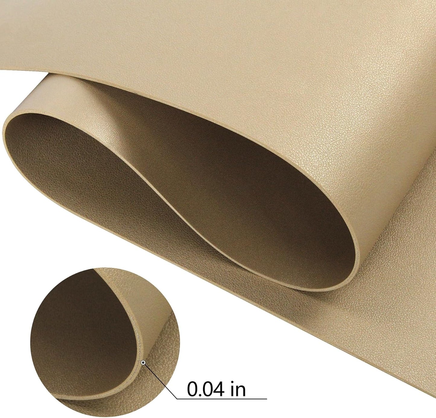 HofferRuffer Desk Pad, Office Desk Protector Mat, Waterproof Desk Mat for Desktop, Dual Side Use Faux Leather Desk Pad for Keyboard and Mouse for Office and Home (Gold+Cork, 31.5" x 15.8")