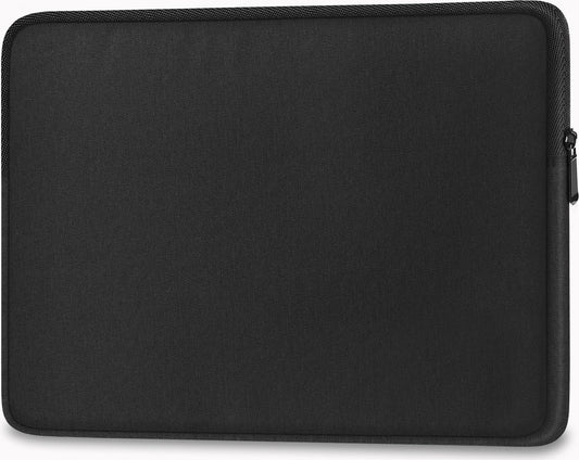 Laptop Sleeve 15.6 Inch, Shockproof Protective Traveling Computer Case, Water Resistant Portable Laptop Carrying Bag Compatible for Lenovo, HP, Dell, Asus,MacBook, Notebook, Black