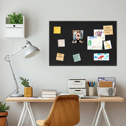 DAHAPYBOO Cork Board with Linen White,Bulletin Board 17"x12" Hanging Corkboards for Office Home School Message Board or Vision Board Decoration.