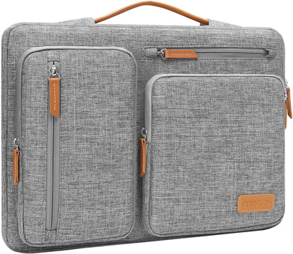 MOSISO 9-11 inch Tablet Sleeve Case for iPad A16 2025, iPad Air 11 inch M3 M2, iPad Pro 11 M4, iPad 10/9/8/7th, Galaxy Tab A9+/S9/S8/Plus 11, Side Open Carrying Bag with 4 Zipper Pockets, Black