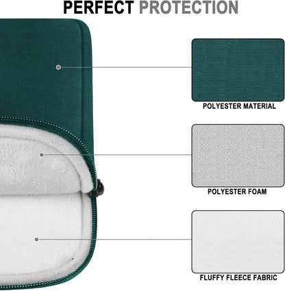 Laptop Sleeve 14 Inch, Water Resistant Traveling Computer Cover with Handle, Shockproof Protective Carrying Laptop Case Compatible for 14 Inch MacBook Air/Pro, HP, Dell, Asus, Lenovo, Black