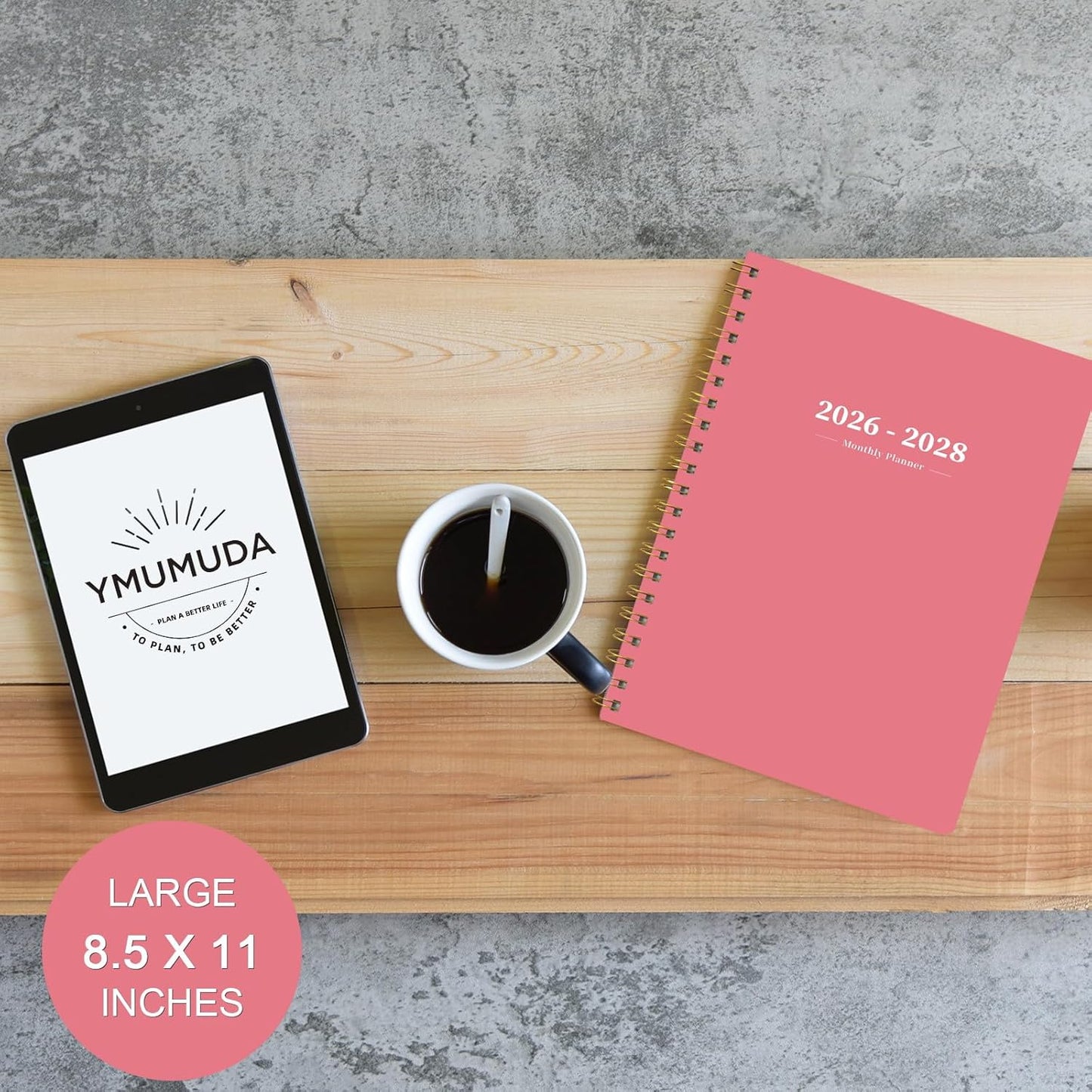 Ymumuda Weekly To Do List Notepad - Daily To Do List Undated 52 - Week Sheets, 8.5x11" Weekly Goal Notebook, Habit Tracker Journal, Excellent for Student School Work Personal Productivity Organizer