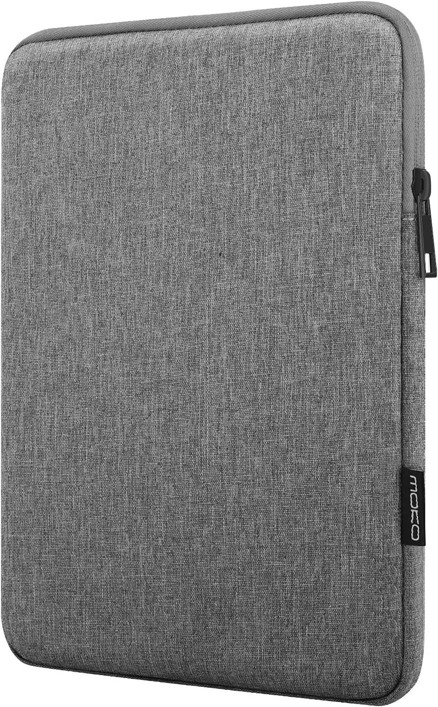 MoKo 7-8 Inch Tablet Sleeve Bag, Polyester Pouch Cover Case Fits iPad mini (A17 Pro) 8.3" 2024, iPad mini 6/5/4/3/2/1, Samsung Galaxy Tab S2 8.0, Tab A 8.0, ZenPad Z8s 7.9,Black