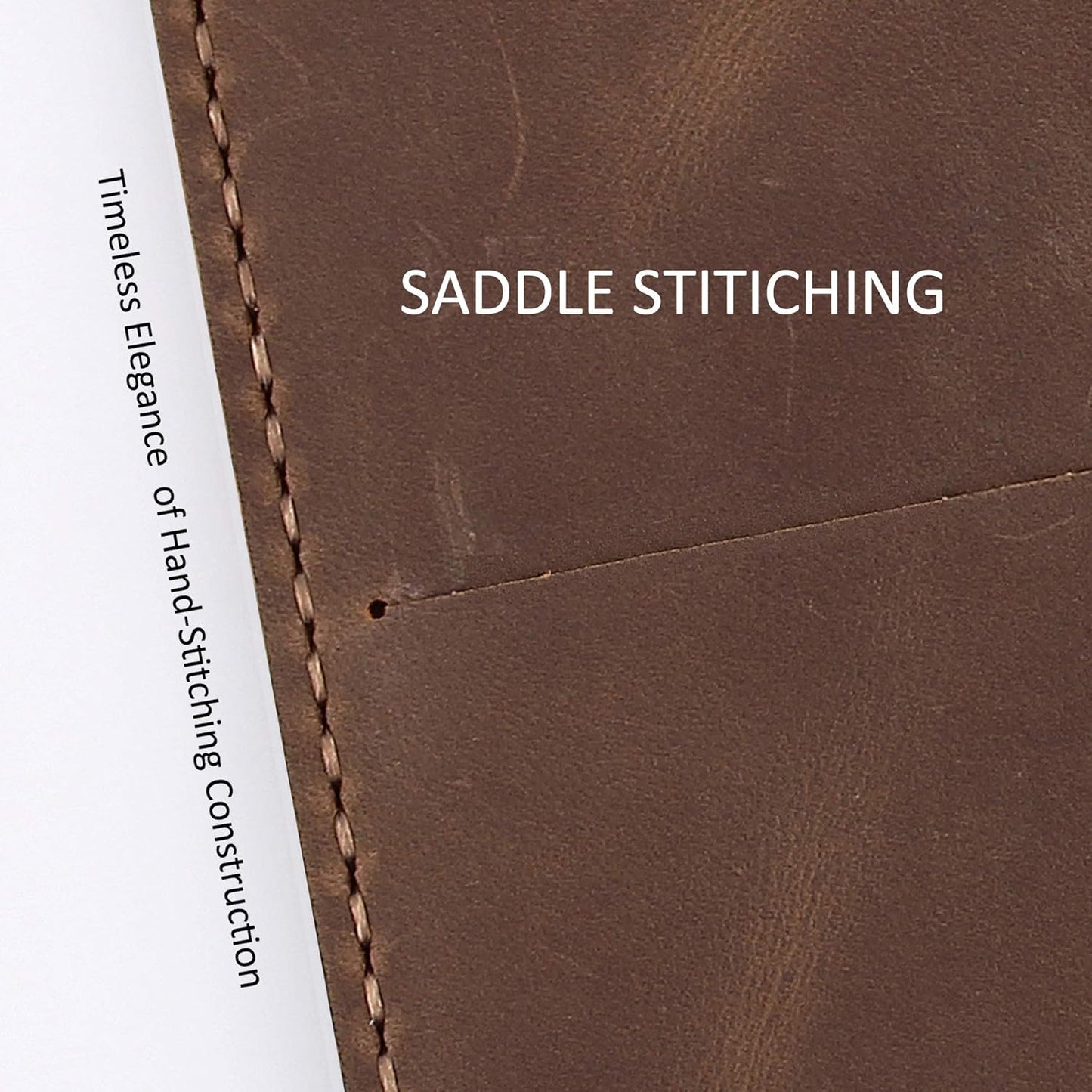 Leather Cover Compatible With Rite in the Rain Top Spiral Notebooks, Handmade Top Bound Notebook Cover For 3" x 5" Writing Pad Holder, Mini Pocket Notepad Holder - COFFEE