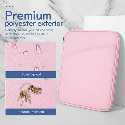 Dadanism 9-11" Tablet Sleeve Bag Carrying Case for iPad (A16) 11th Gen 11", iPad 10th Gen 10.9" Air 5/4, iPad Air M4/Pro 11", iPad 9/8/7th, Galaxy Tab A11+ Plus 11", Remarkable 2 10.3", Black
