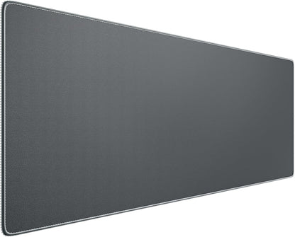 Reniteco Waterproof Large Gaming Mouse Pad with Durable Stitched Edges, Non-Slip Rubber Base, Grainy Jacquard Mouse Mat Desk Pad for Home Office Gaming, 31.5''x11.8''x0.12'', Matte Beige