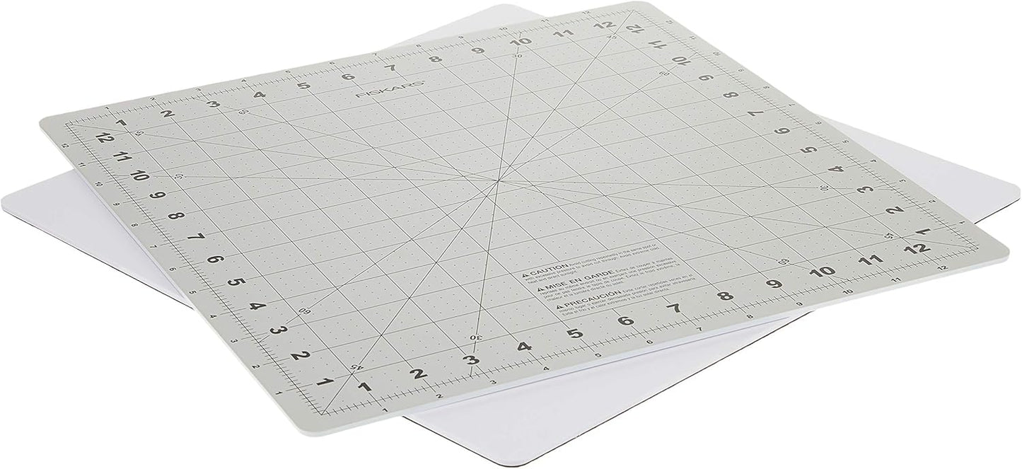 Fiskars 18" x 24" Folding Cutting Mat for Travel and Storage - Fabric and Sewing Craft Projects - Self-Healing Mat - Gray