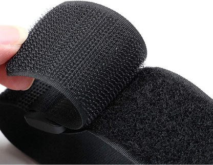 ENVISIONED Reusable Cinch Straps 2" x 40" - 6 Pack, Multipurpose Strong Gripping, Quality Hook and Loop Securing Straps (Black) - Colors A