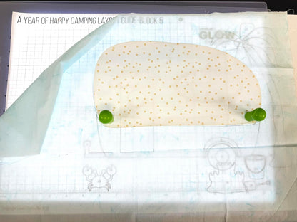 Cutterpillar Glow Elite Mini Light Board — LED Craft & Quilting Light Pad — Compact & Portable 10" x 13" Size — 4 Brightness Levels, Magnetic Base & Self-Healing Cutting Mat