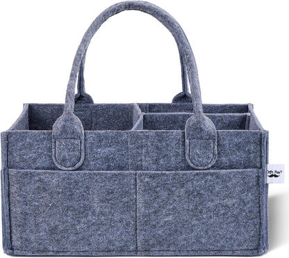 Mr. Pen- Baby Diaper Caddy Organizer, Gray, Medium, Nursery Storage Bin and Car Organizer for Diapers and Baby Wipes