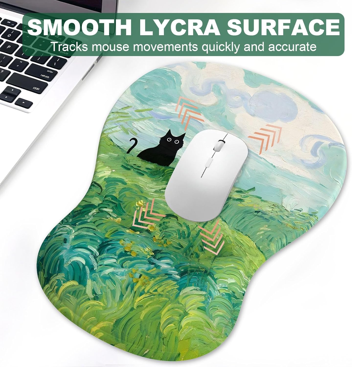 Ergonomic Mouse Pad with Wrist Rest and Keyboard Wrist Rest, Gel Mousepad and Wrist Rest for Computer Keyboard, Pain Relief, Non-Slip PU Base, Mouse Pad with Wrist Support for Gaming, Office, Brown