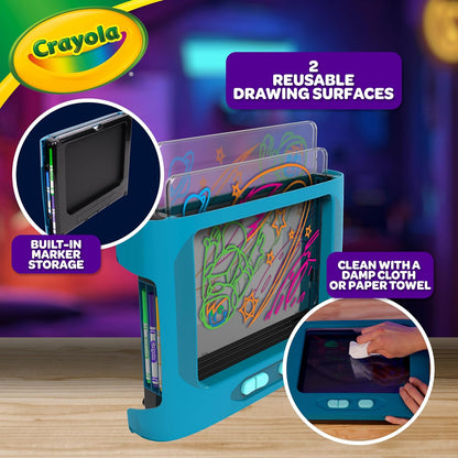 Crayola Ultimate Light Board - White, Kids Drawing Tablet, Gifts for Kids, LED Drawing Board, Sketching Art Projector, Toys for Boys & Girls, 6+