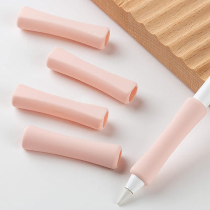 3 Pack iPencil Grips Case Cover Silicone Sleeve Holder Compatible with Apple Pencil (USB-C)&Apple Pencil (2nd Generation),iPad Pro 11 12.9 inch 2018(White, Pink, Purple)