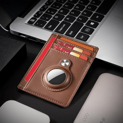 Slim Minimalist Front Pocket Air Tag Wallet, RFID Blocking Card Holder Wallet with Airtag Holder