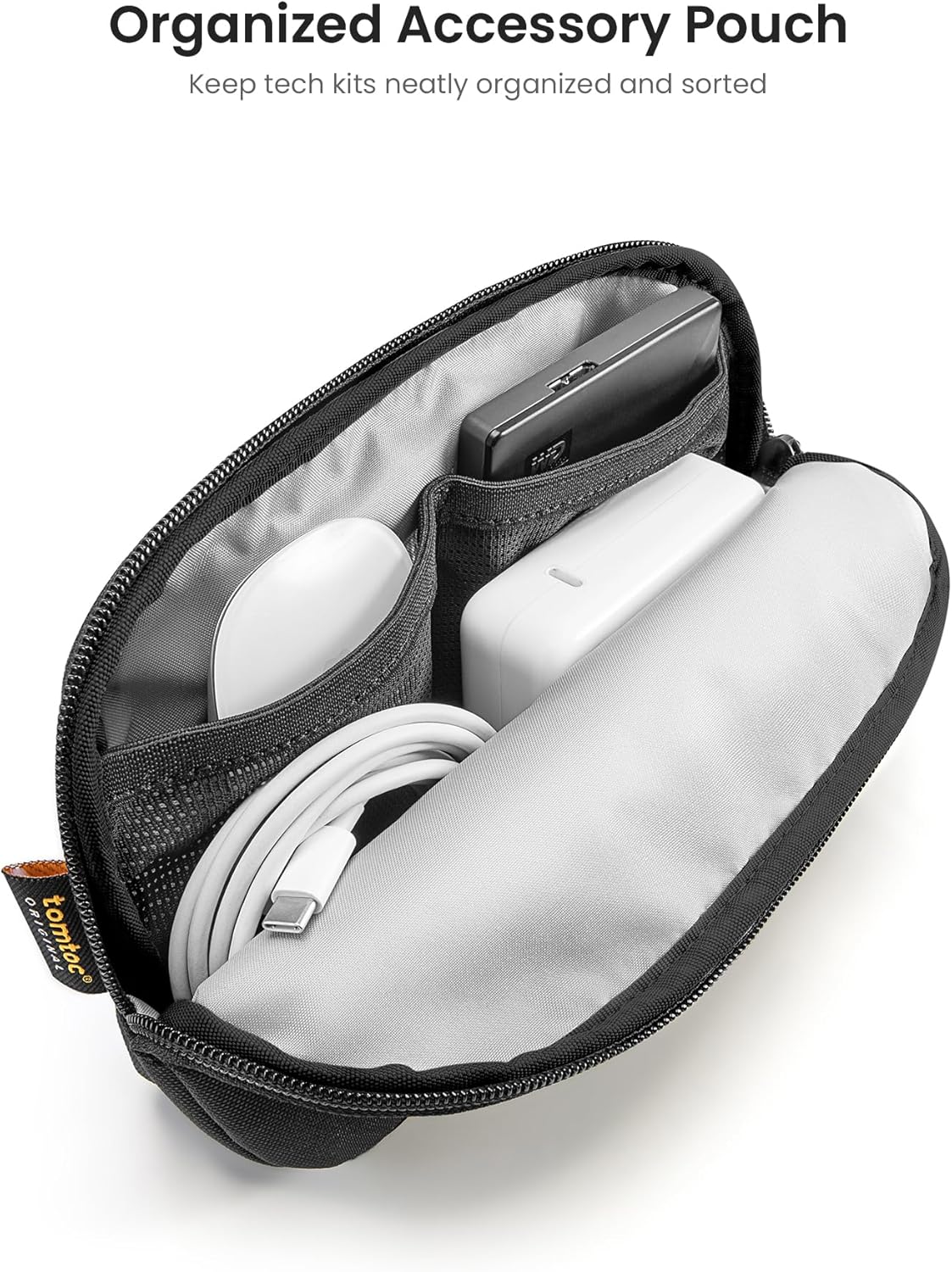 tomtoc 360 Protective Laptop Sleeve Set for 14-inch MacBook Pro M5 Pro/Max (2026) A3426 A3427 A3434 M4/M3/M2/M1 A3112 A3401 A3185, Water-Resistant Lapop Case Bag with Accessory Pouch for Dell XPS 14