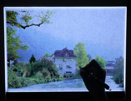 Mini A5 LED Light Box for Drawing and Tracing,A5 Diamond Art Painting Light Board,LED Copy Board Tracing Box,Light Pad